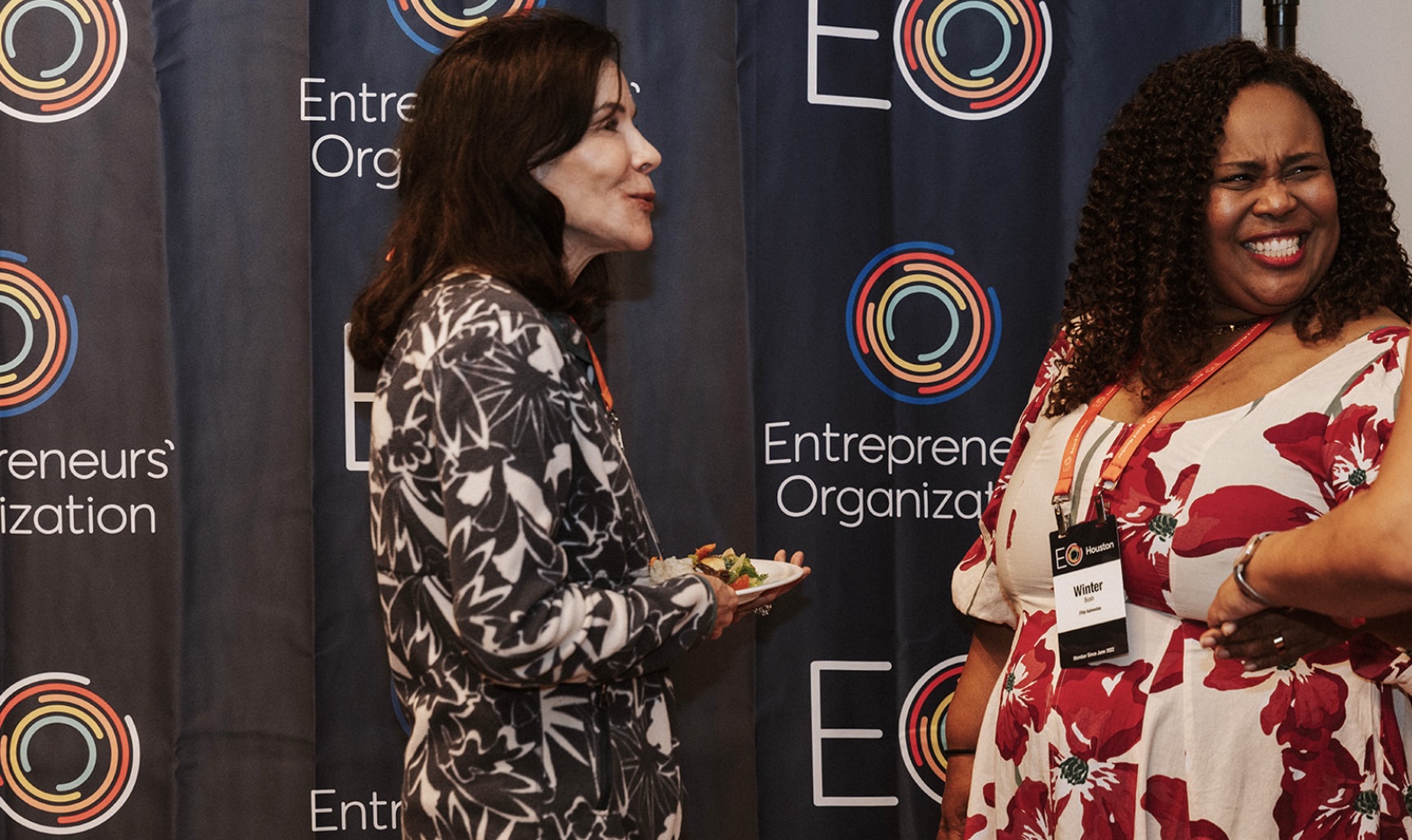 EO Houston members at a signature event